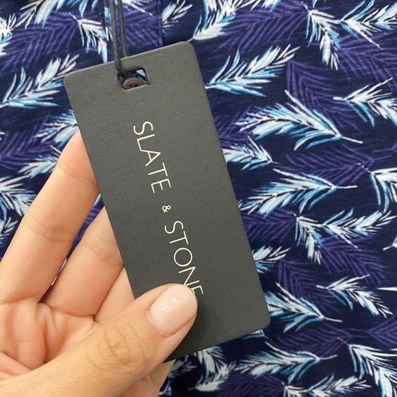 Slate & Stone Christian Navy Men Printed P… - Picture 5 of 6